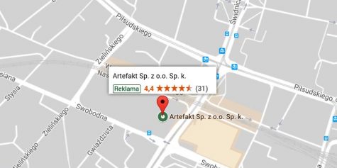 Artefakt Google Maps