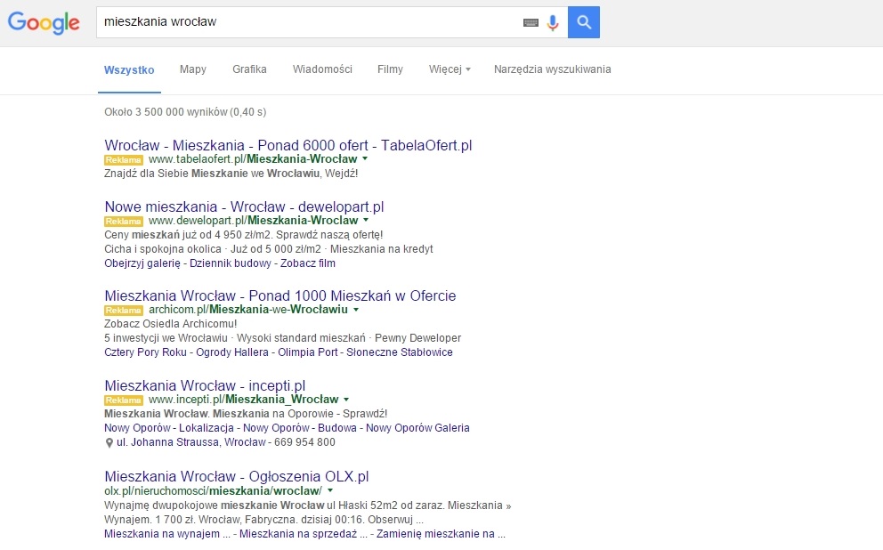 Nowy układ reklam Google