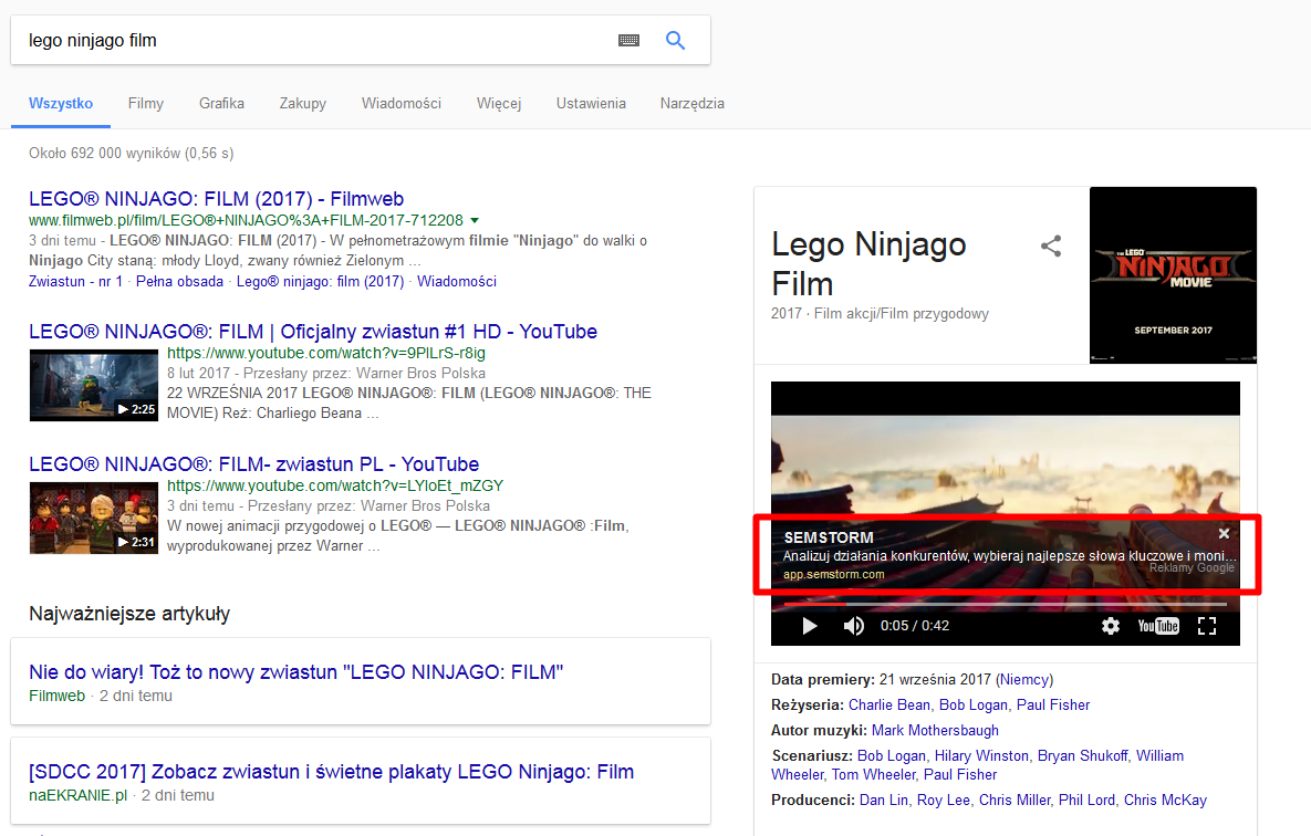 reklamy na YouTube