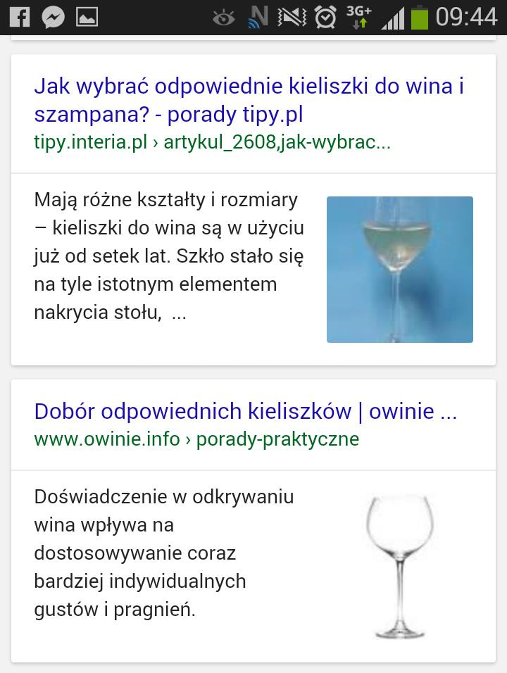 Grafika w mobile SERP