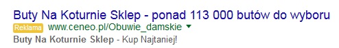Reklama Google AdWords