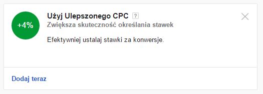 Rekomendacje AdWords