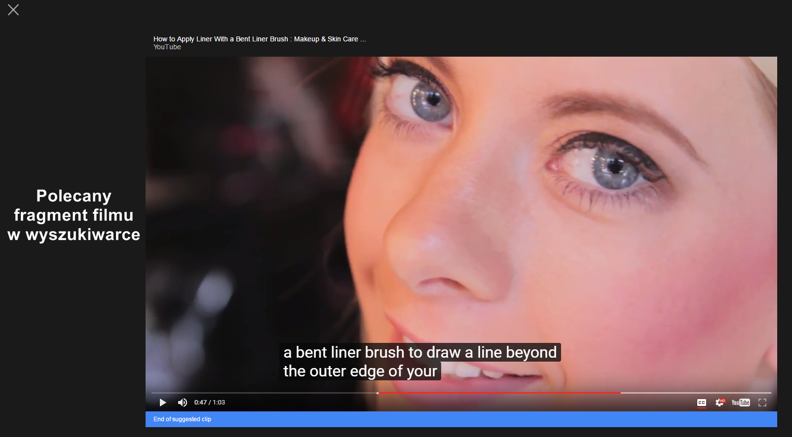 Suggested clip w SERP