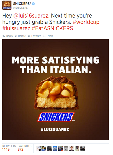 Twitter - Snickers