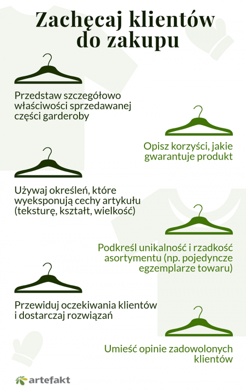 infografika opis produktu w sklepie internetowym