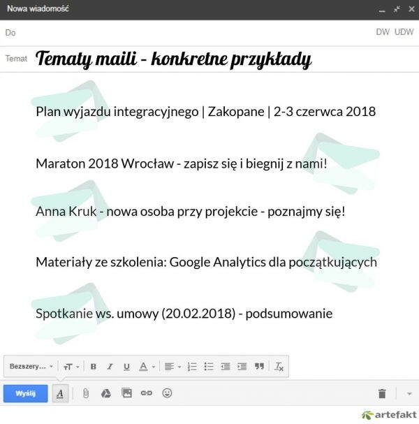 Mail Biznesowy Przyk ady Jak Pisa Emaile Biznesowe Blog Artefakt Mail Biznesowy Przyk ady Jak Pisa Emaile Biznesowe Blog Artefakt